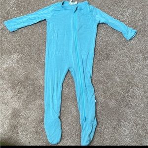 Kyte baby zip footie pajamas in seafoam